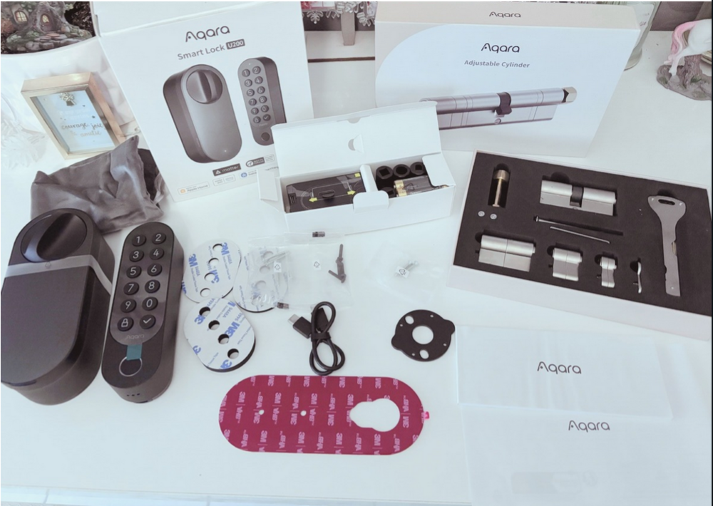 aqara u200 boite clavier et cylindre unboxing