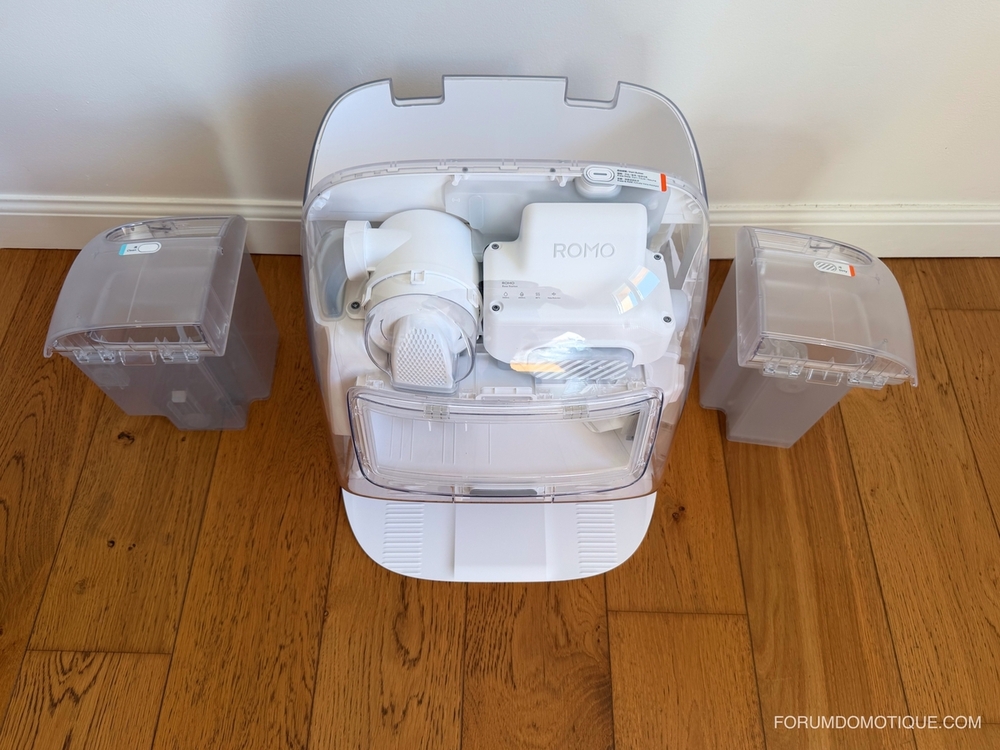 DJI Romo P2 réservoirs